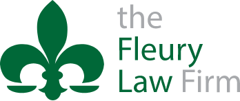 The Fleury Law Firm Logo